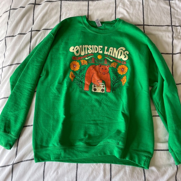 Outsidelands 2023 Green Pull Over Sweatshirt - Picture 1 of 2